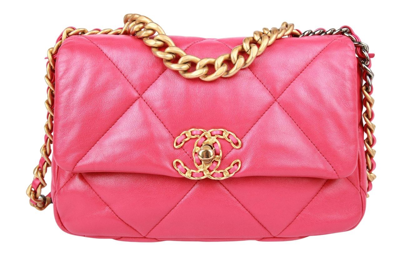 Chanel 19 Flap Bag Small Pink