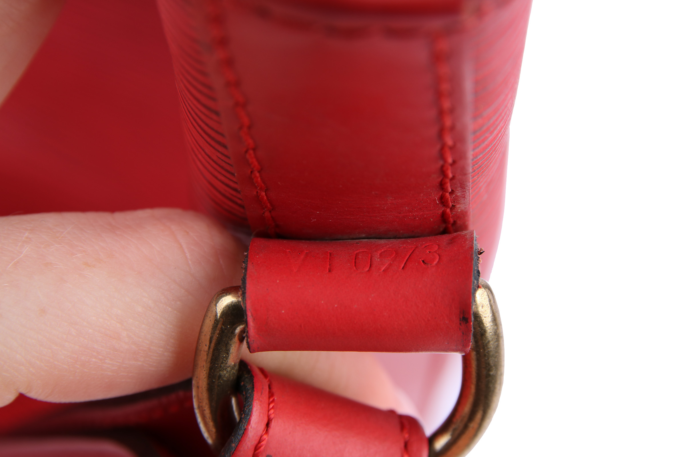Louis Vuitton Grand Sac Noé Rot Epi mit D-Ring M44007