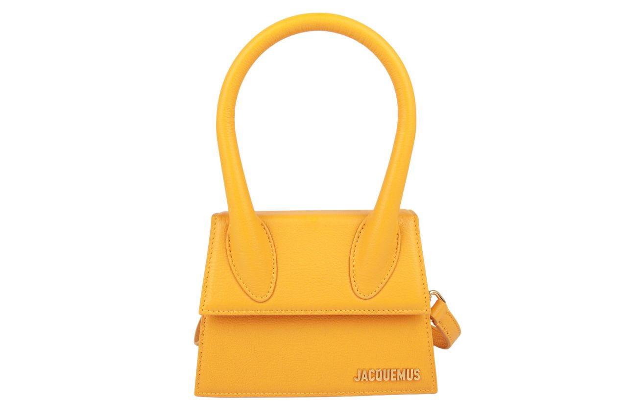 Jacquemus Le Chiquito Moyen Dark Orange Leder