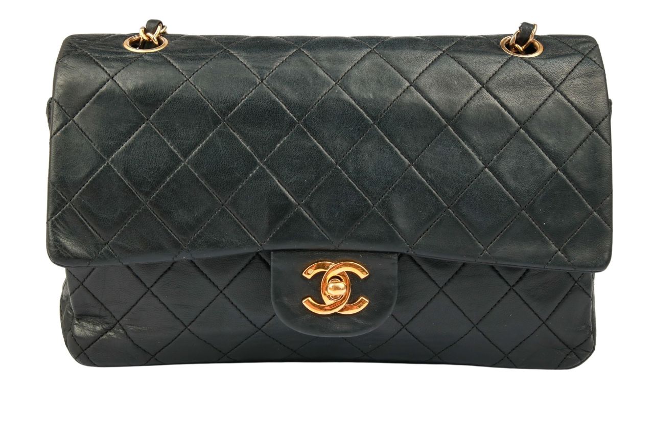 Chanel Timeless Classic Double Flap Medium Schwarz